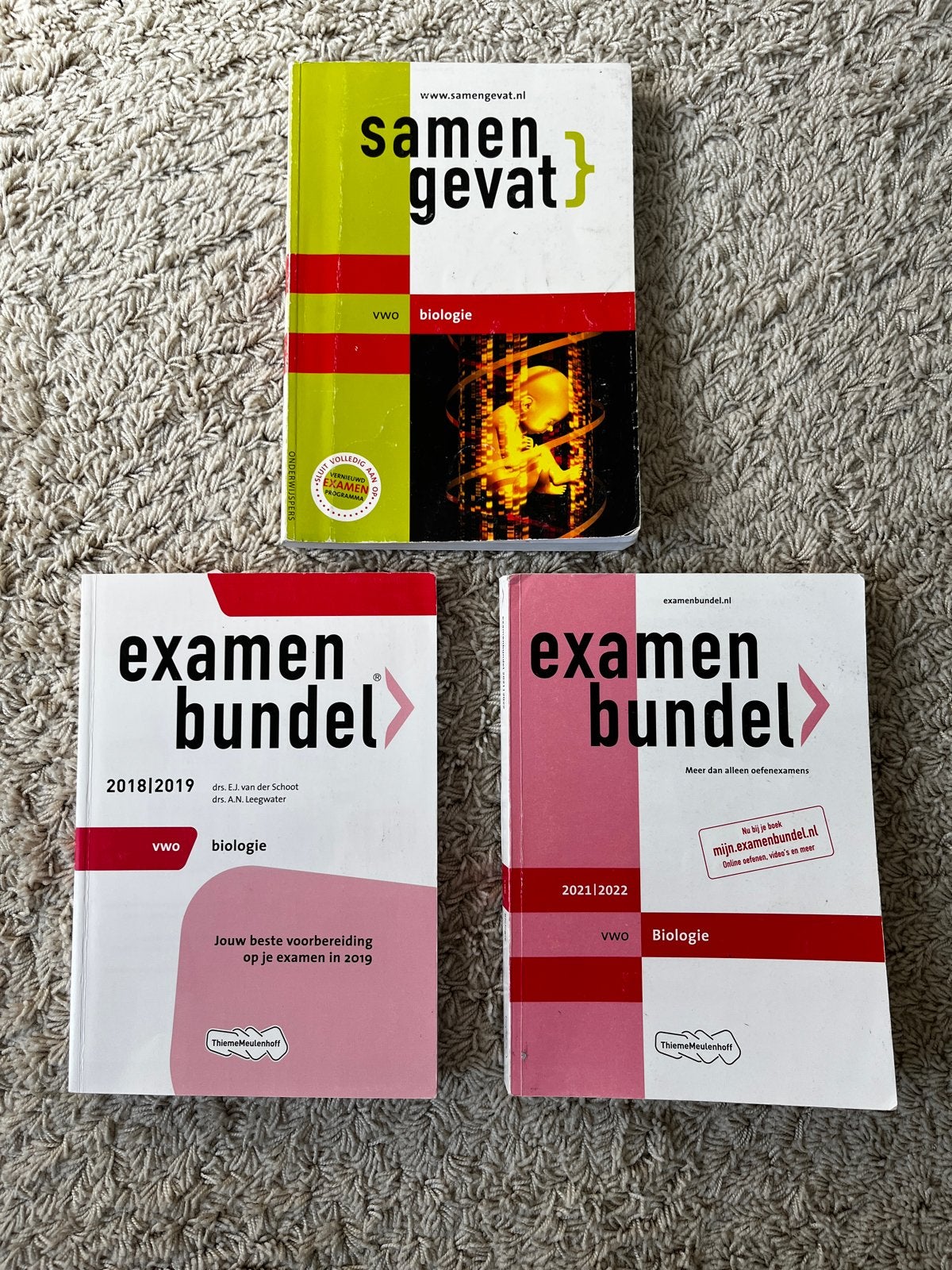 Examenbundel en Samengevat VWO Biologie (3 boeken), Ophalen of Verzenden, Beta, Gelezen, Overige niveaus