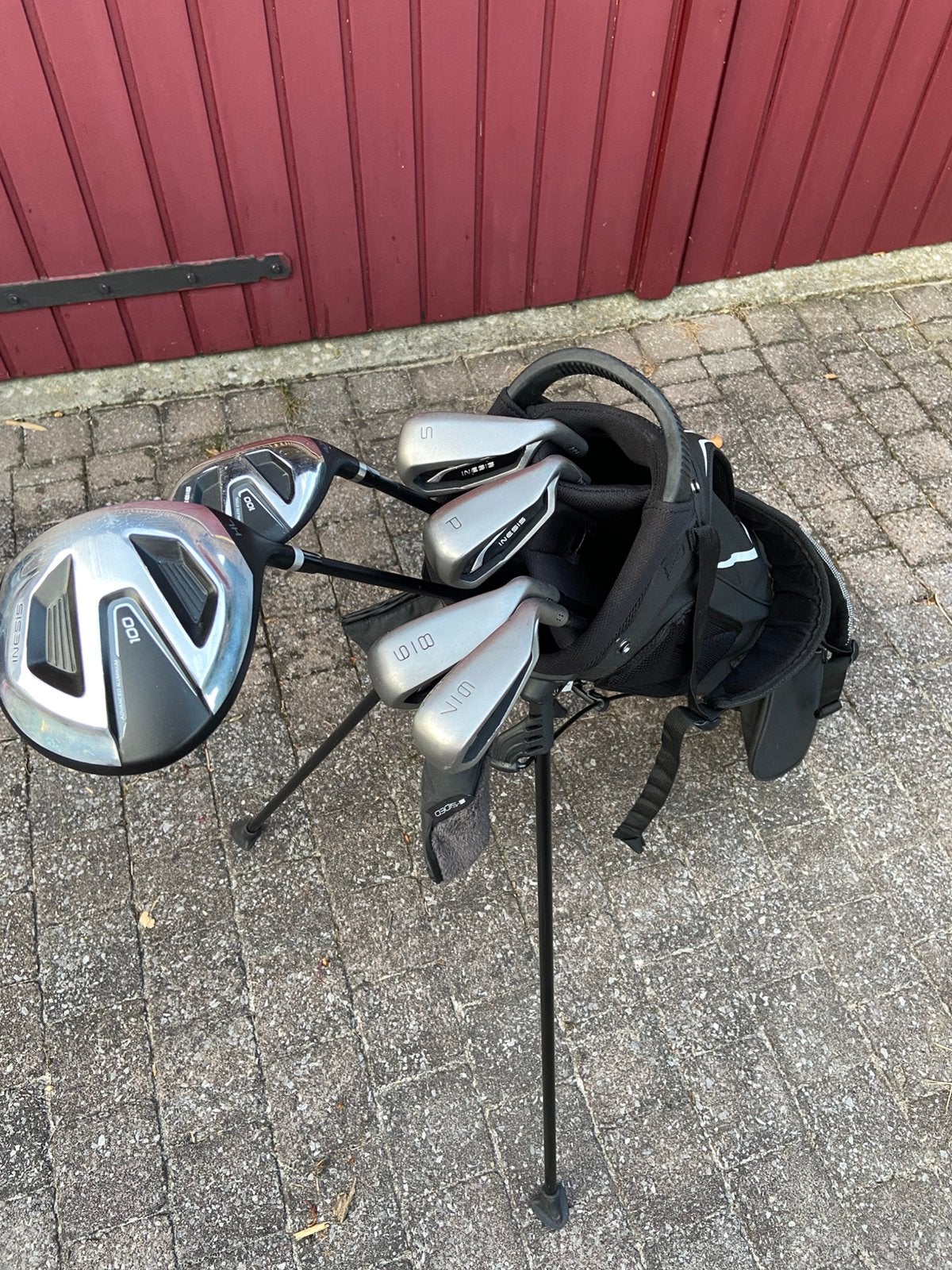 Inesis 100 Golfset + Standbag (Zo goed als nieuw!), Ophalen, Zo goed als nieuw, Set