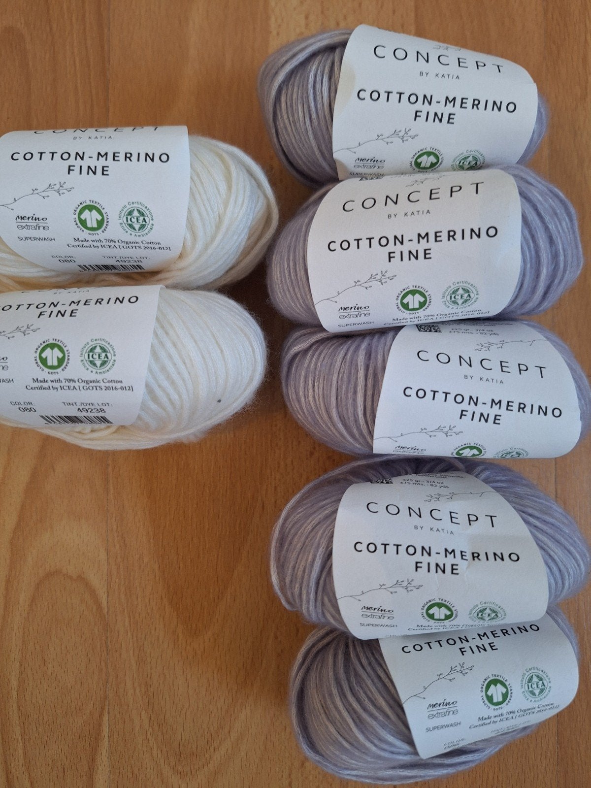 Katia Concept Cotton-Merino Fine, Verzenden, Nieuw, Breien of Haken, Wol of Garen