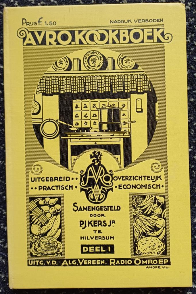 AVRO kookboek deel 1., Ophalen, Zo goed als nieuw, Nederland en België