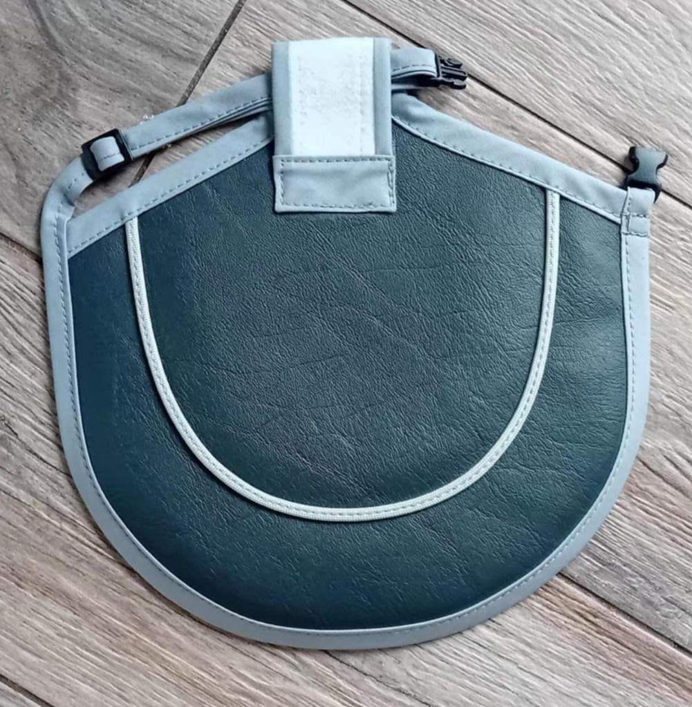 Midden grijs kippenzadel 24 cm maat XL Orpington, Brahma ed, Meerdere dieren, Kip