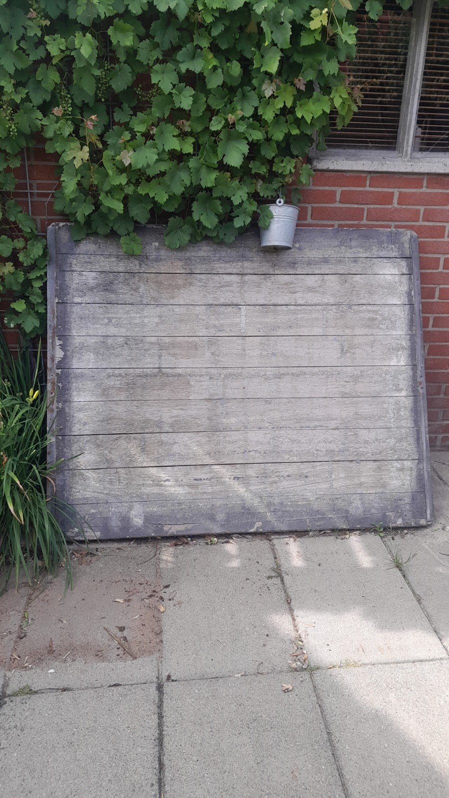 Houten steenschot 140 bij 113, Doe-het-zelf en Verbouw, Hout en Planken, Ophalen, Gebruikt, Minder dan 25 mm, Pallet
