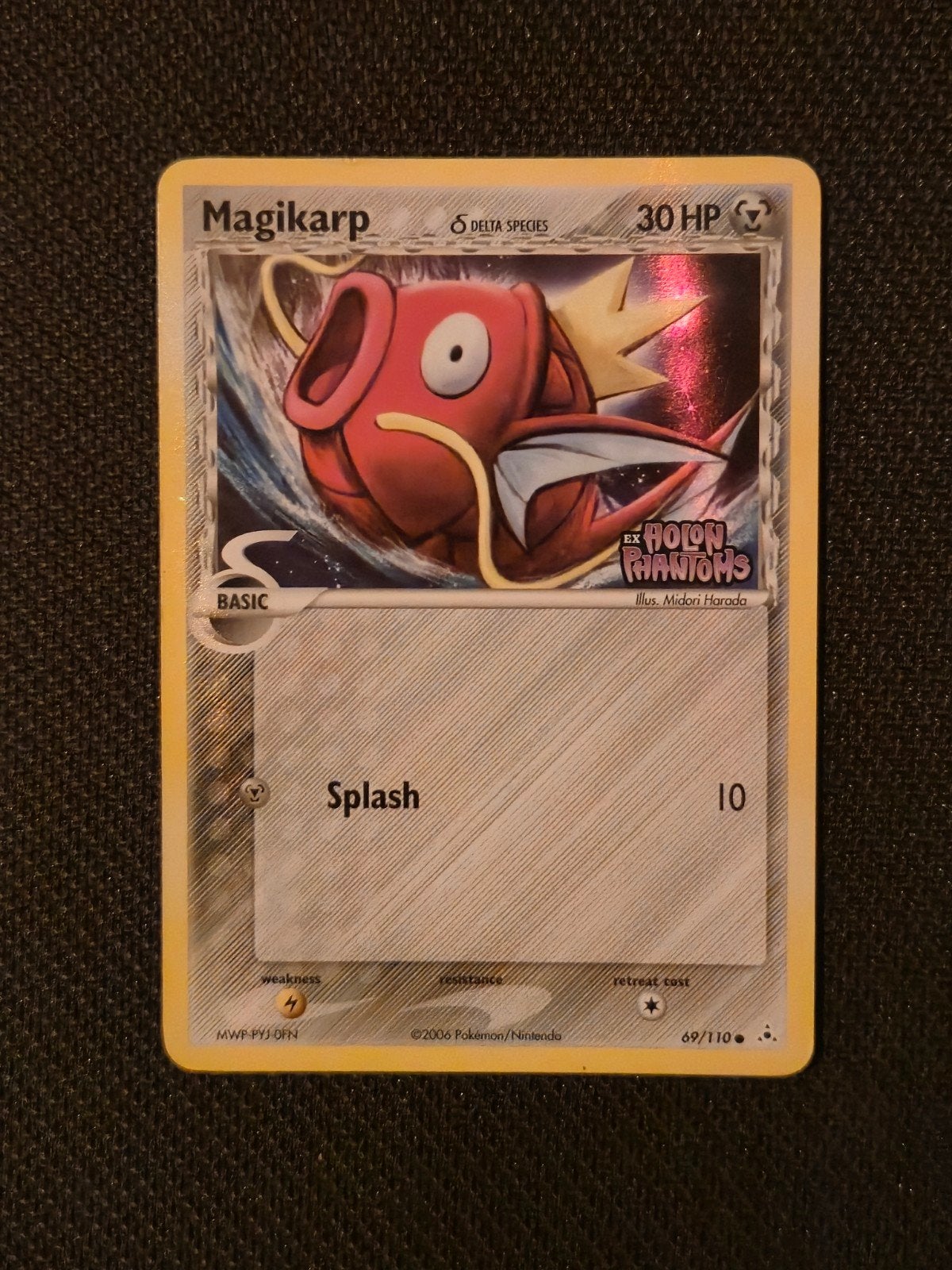 Magikarp EX Holon Phantoms 69/110 (Delta Species), Hobby en Vrije tijd, Ophalen of Verzenden, Zo goed als nieuw
