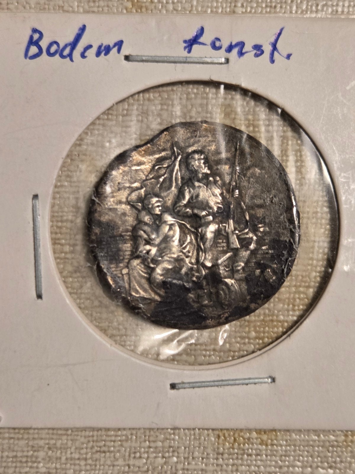 Penning met Historische Afbeelding, Ophalen of Verzenden