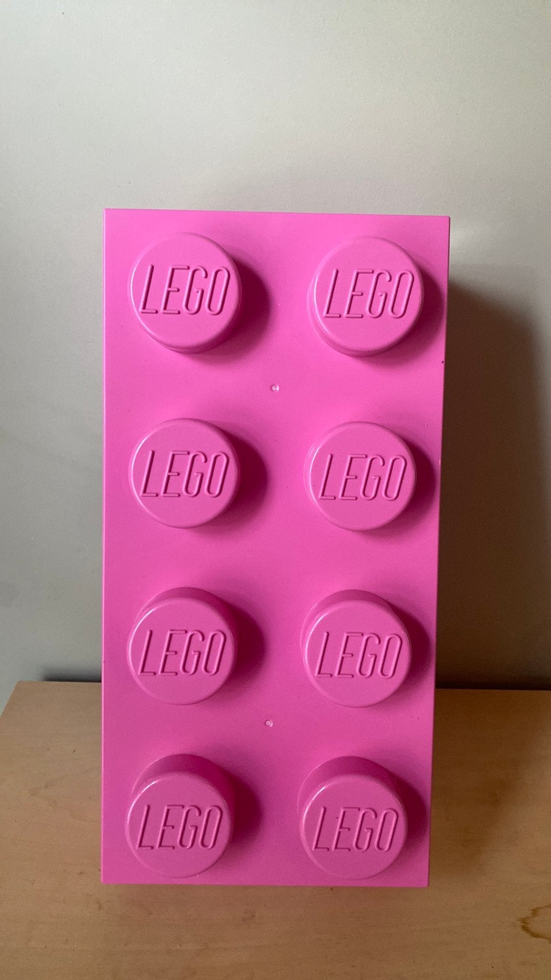 LEGO Opbergbox Brick 8 – Roze – Grote Opbergsteen, Kinderen en Baby's, Speelgoed | Duplo en Lego, Ophalen, Zo goed als nieuw