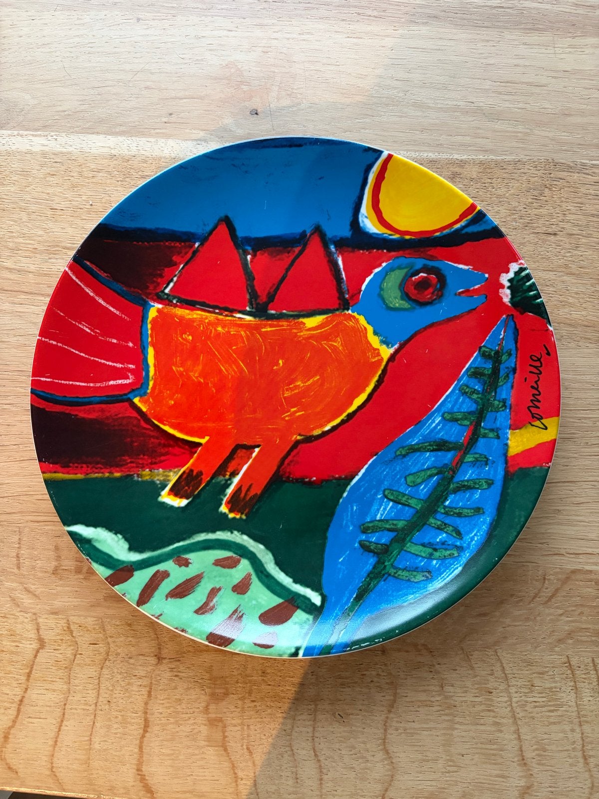 Groot Corneille bord, Ophalen