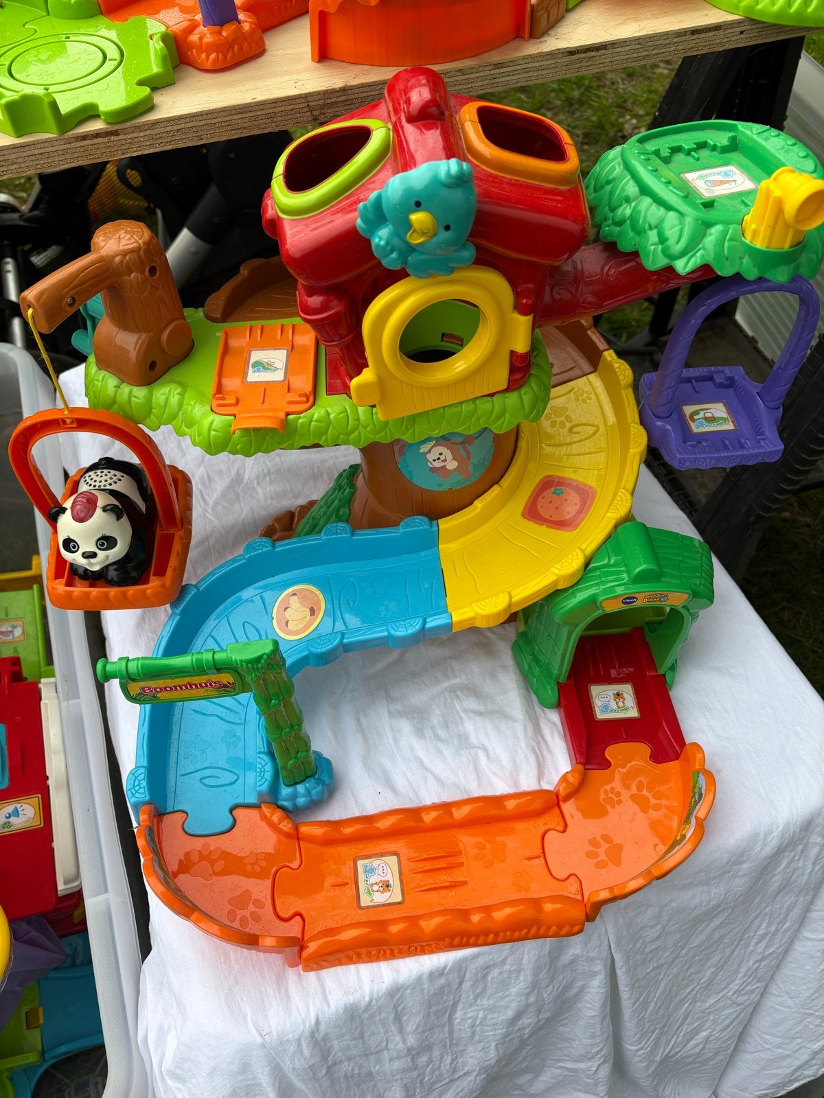 VTech Zoef Zoef Dieren Klimboom met Panda, Ophalen of Verzenden, Gebruikt, Overige typen, Met geluid