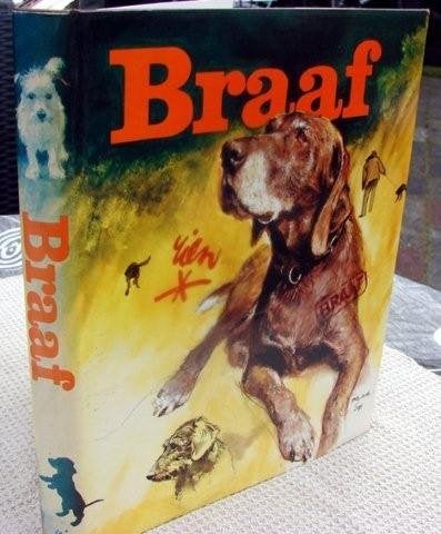 BRAAF PRACHTIGE TEKENINGEN OVER HONDENLEVEN RIEN POORTVLIET, Boeken, Ophalen of Verzenden, Zo goed als nieuw, Overige diersoorten