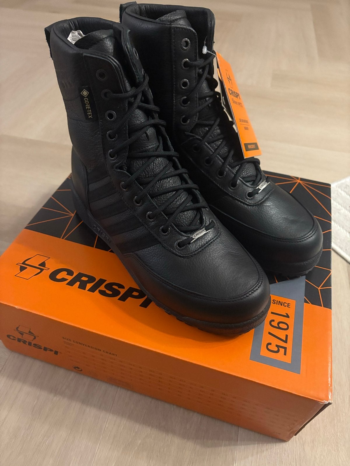 Crispi S.W.A.T. HTG Gore-Tex Boots - Maat 42 anti slip, Ophalen of Verzenden, Nieuw, Zwart, Boots