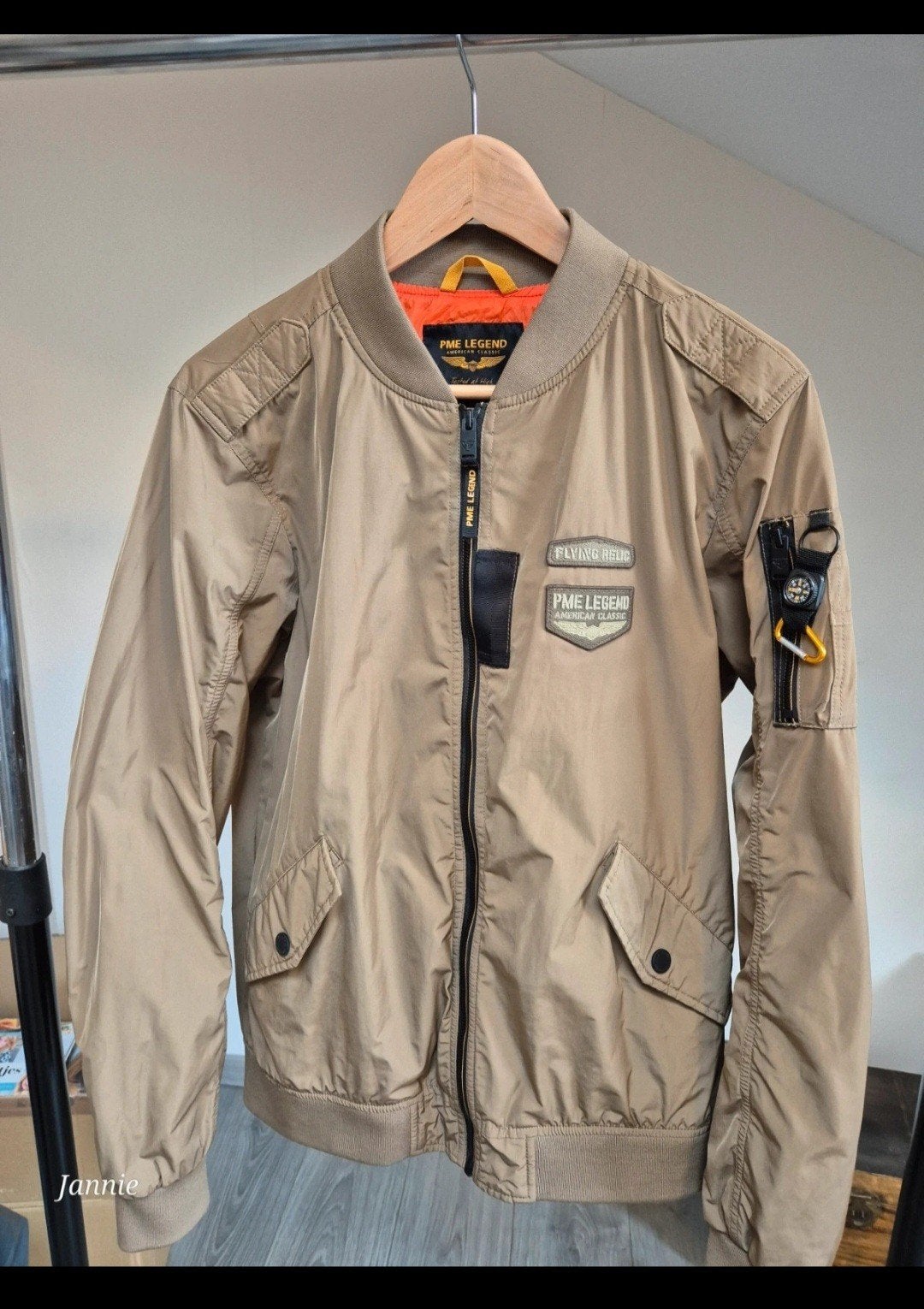 PME Legend Glazer Bomberjack - Nieuw zonder kaartje, Kleding | Heren, Jassen | Zomer, Maat 52/54 (L), Beige, Ophalen of Verzenden