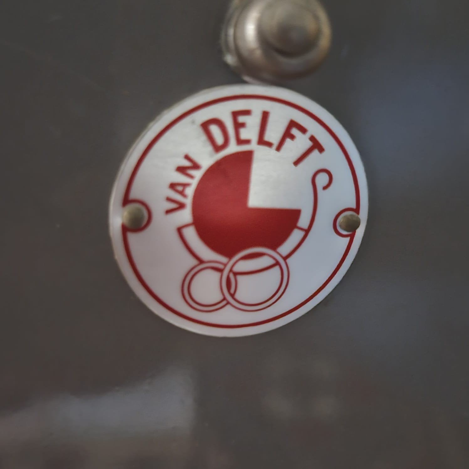 Prachtige Vintage Van Delft Kinderwagen (Jaren 60) – Grijs, Ophalen, Overige merken