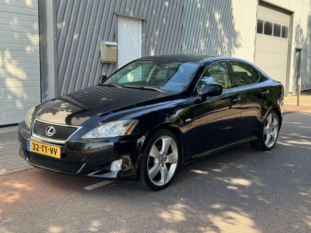 Lexus IS 250 Business Luxury (bj 2007), Auto's, 2500 cc, Gebruikt, Zwart, Bedrijf