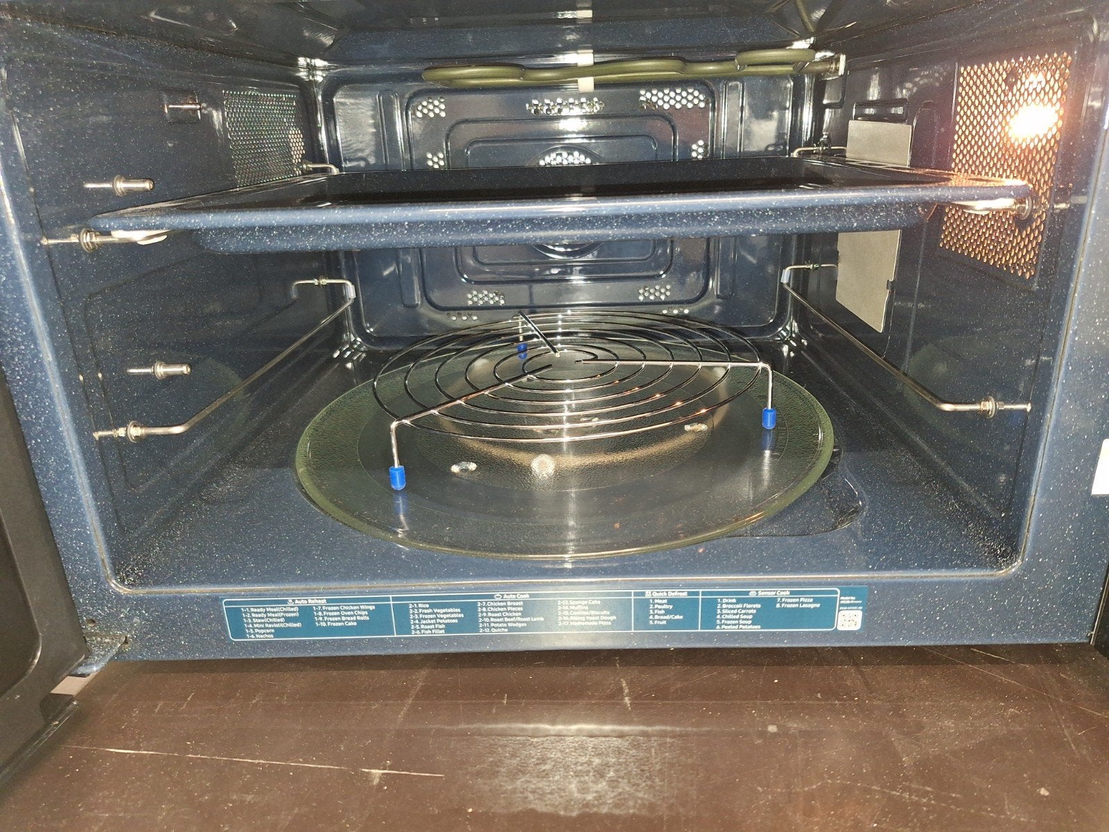 Samsung Combimagnetron 45L (MC457TGRCSR) –  Nieuwstaat, Ophalen, Combimagnetron, Samsung, Hete lucht