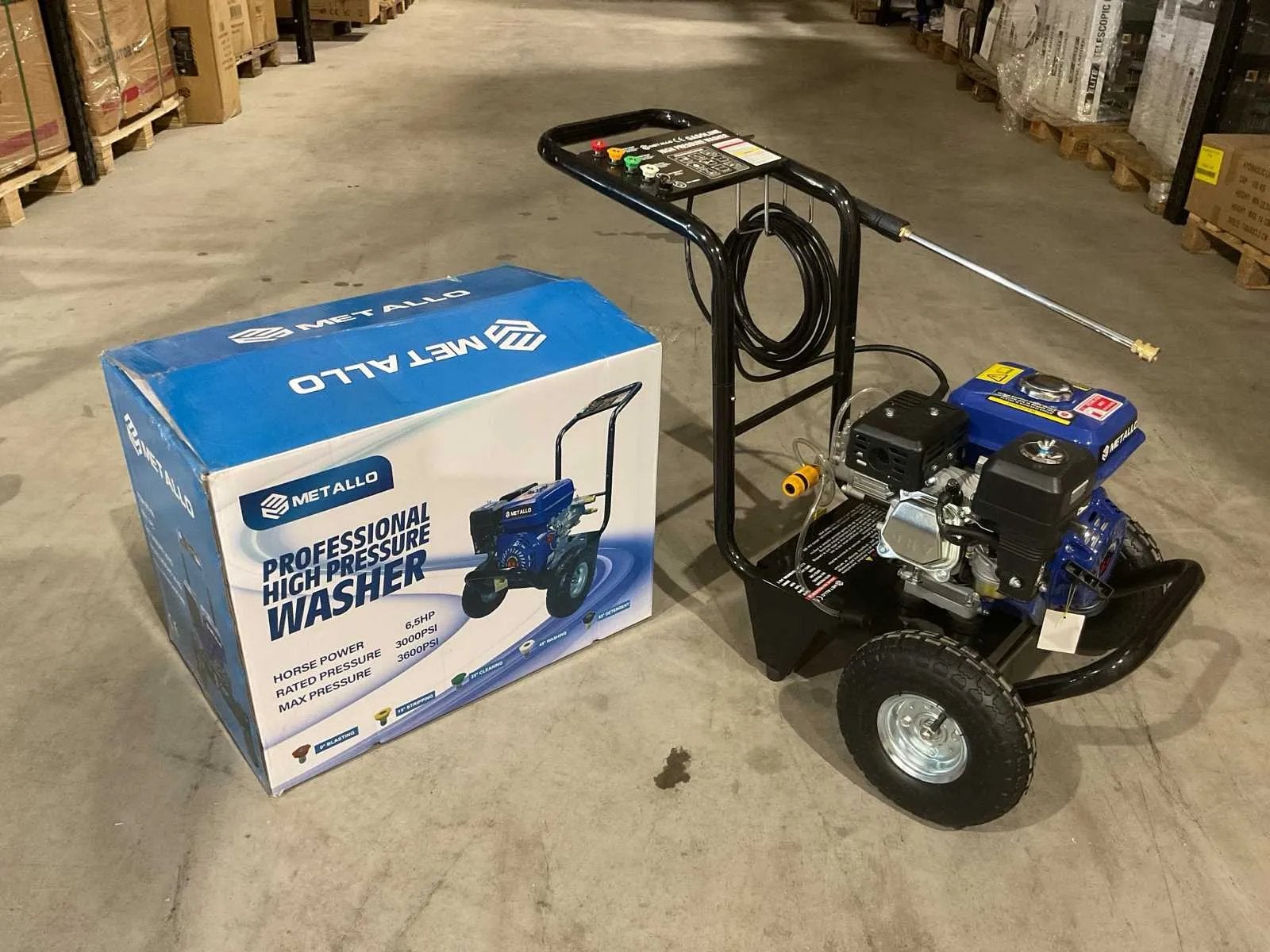 Metallo Benzine Hogedrukreiniger, Tuin en Terras, Ophalen, Metallo, Benzine, Metallo