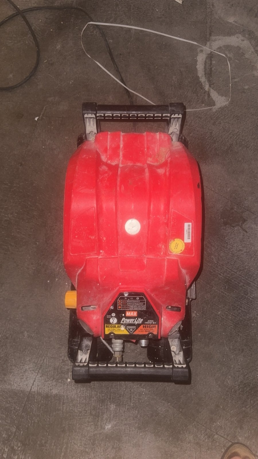 MAX High Pressure Compressor set met slanghaspel 30M, 100 liter of meer, Ophalen of Verzenden, Zo goed als nieuw