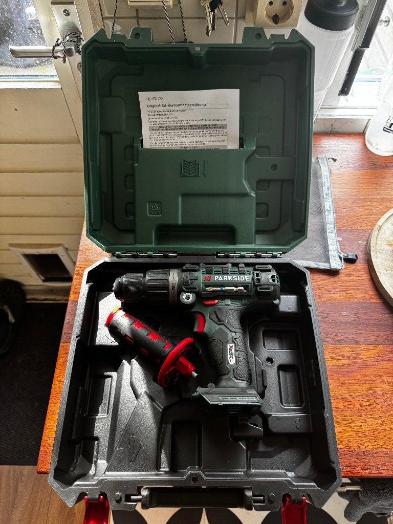 Lidl Parkside Accu-klopboormachine 20 V NIEUW, Ophalen of Verzenden, Nieuw, Boor- en Schroefmachine, Variabele snelheid