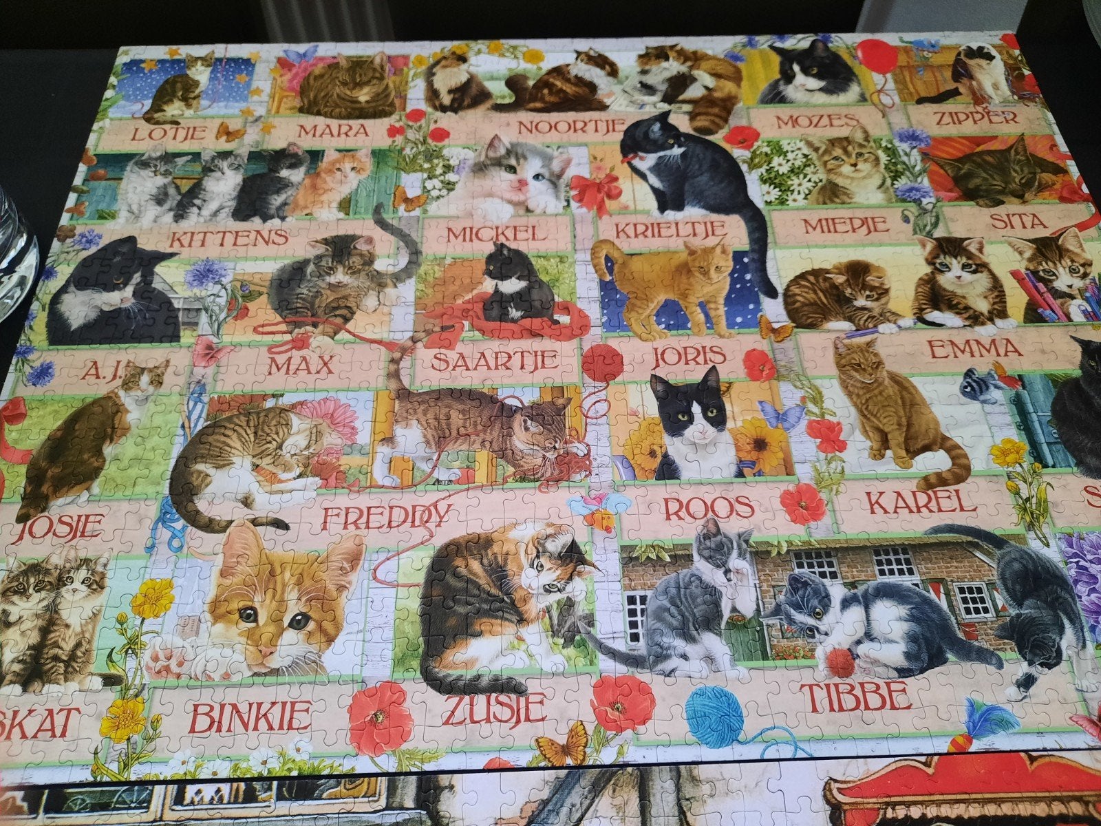 Katten puzzel, Ophalen, 500 t/m 1500 stukjes