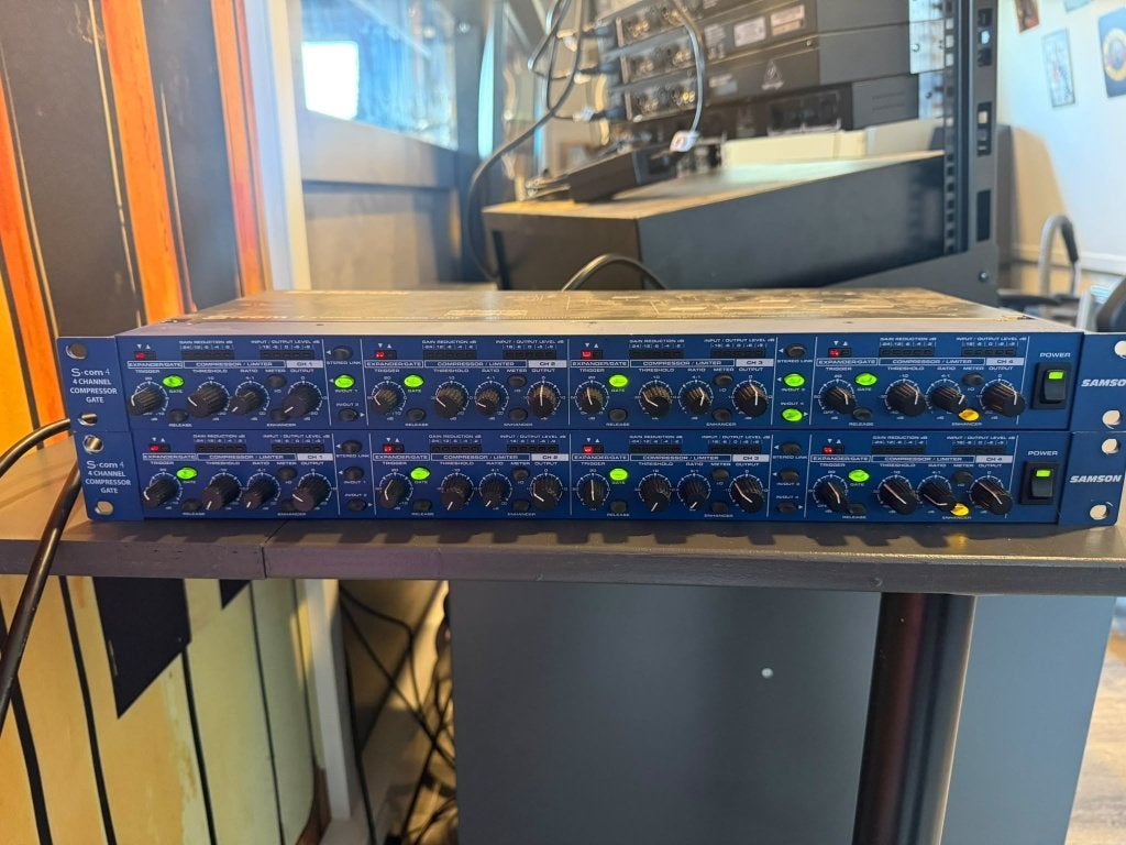 Samson S-com 4 4-kanaals Compressor / Gate, Ophalen of Verzenden, Gebruikt, Compressor