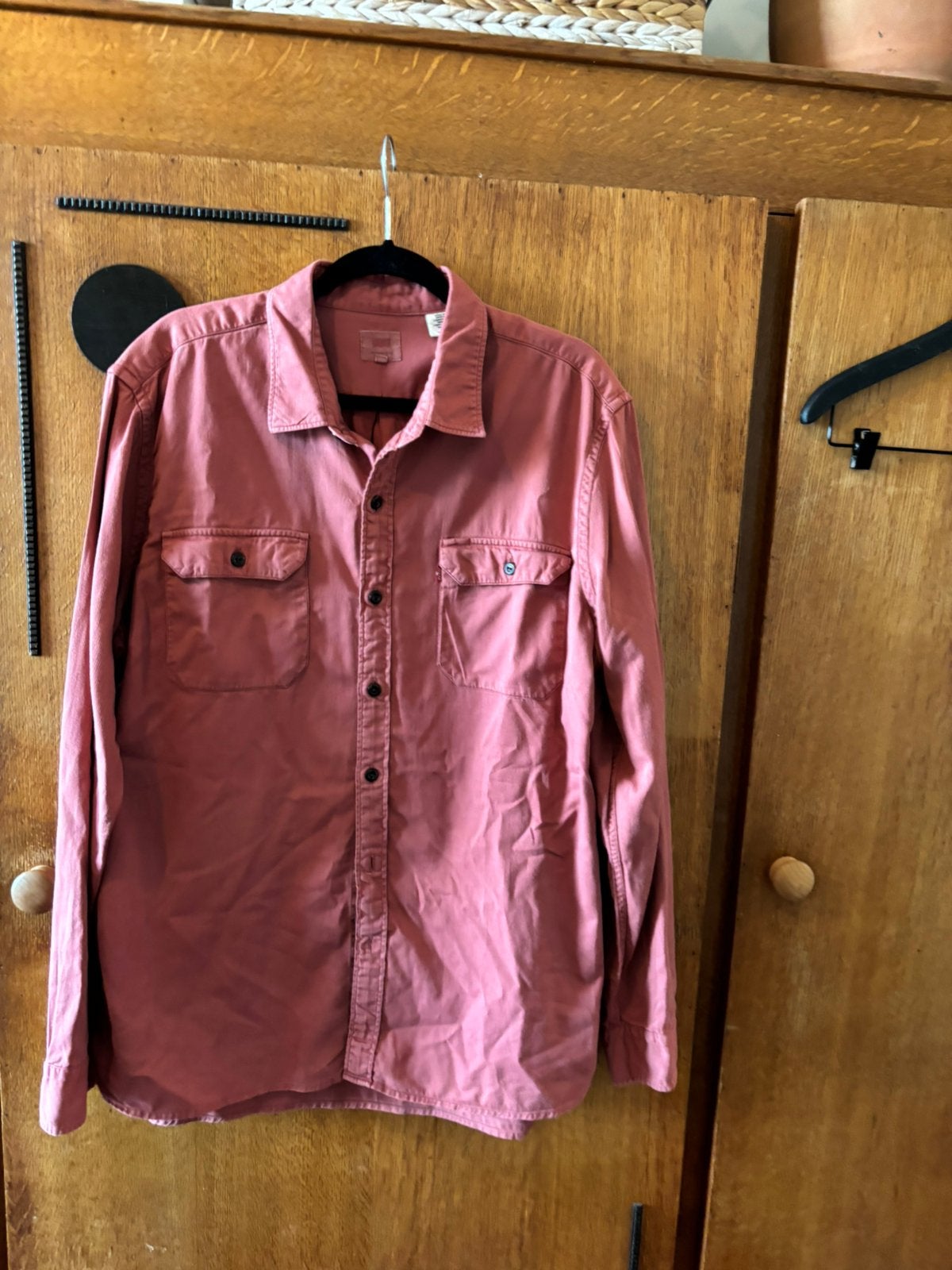 Levi’s heren overhemd, Ophalen of Verzenden, Gedragen, Halswijdte 43/44 (XL)