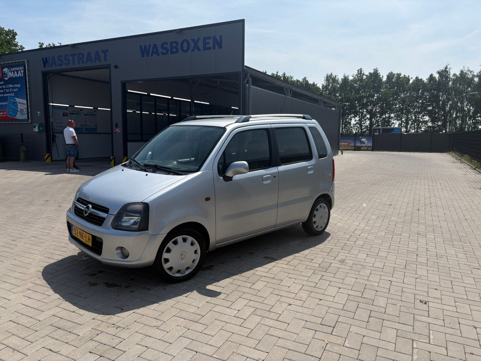 Opel Agila 1.2 I 16V 2003 Grijs, Auto's, Voorwielaandrijving, Origineel Nederlands, Handgeschakeld, Particulier