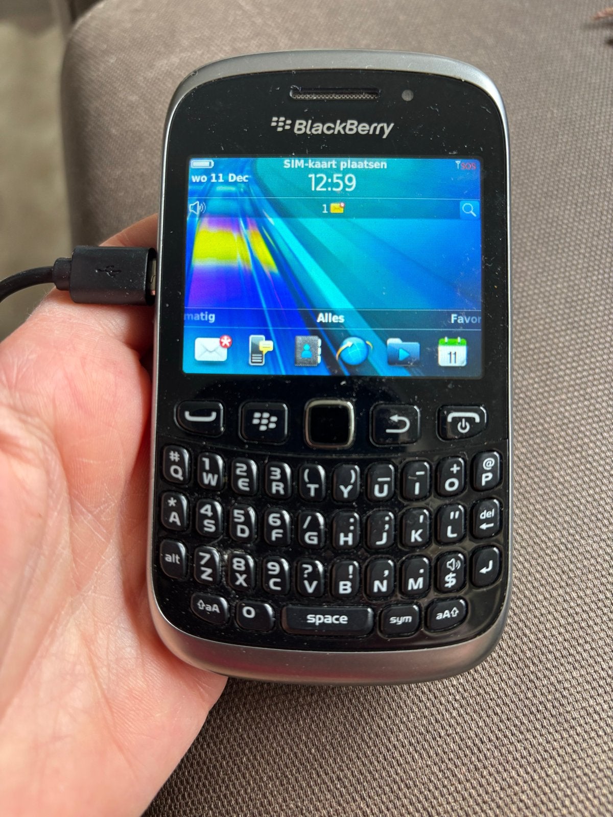 BlackBerry Curve 9320 - Klassieke smartphone, Gebruikt, Zwart, 3 tot 6 megapixel, Ophalen of Verzenden