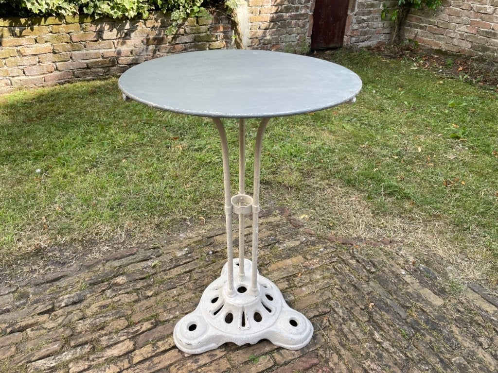 Tuintafel Bistrotafel Rond Balkontafel jaren 50 Frans, Ophalen