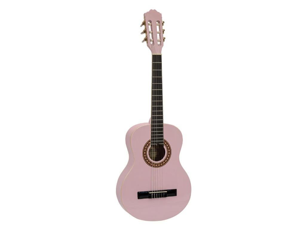 DIMAVERY AC-303 Classical Guitar 3/4 pink, ., Nieuw, Ophalen of Verzenden, Akoestische gitaar