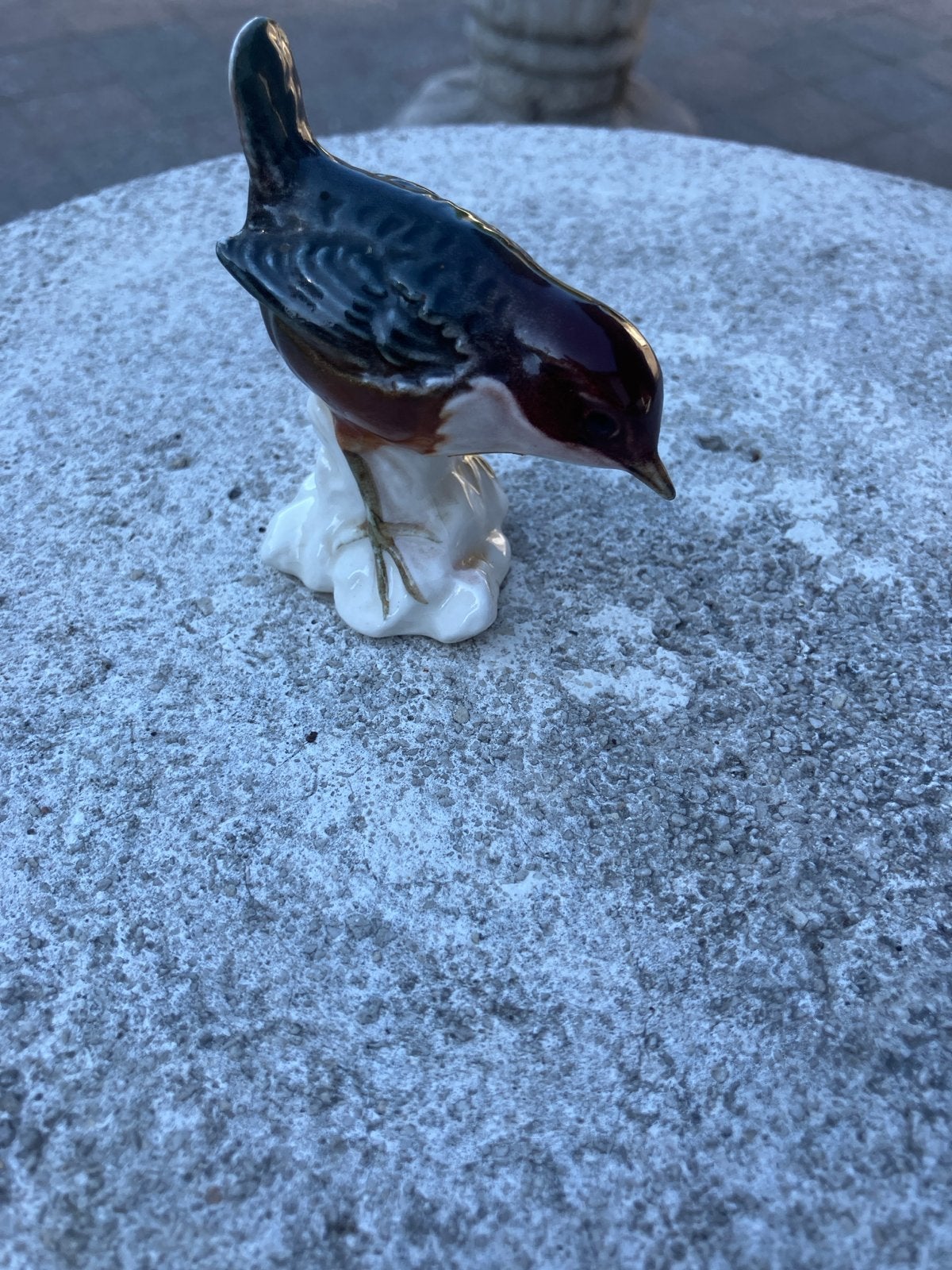 Vintage Goebel W Germany Porseleinen Vogelbeeldje, Ophalen of Verzenden
