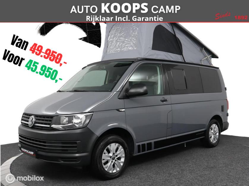 Van 49.950,- Nu 45.950,- Volkswagen Transporter Buscamper 2., Caravans en Kamperen, Campers, Volkswagen, Tot en met 4, Airbags