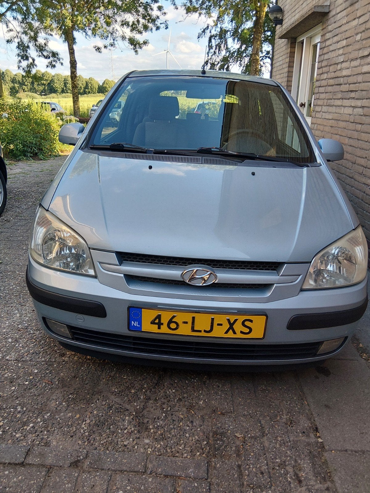 Hyundai Getz 1.3 3DRS 2003 Blauw km 102.625, Voorwielaandrijving, 450 kg, 40 €/maand, 4 cilinders