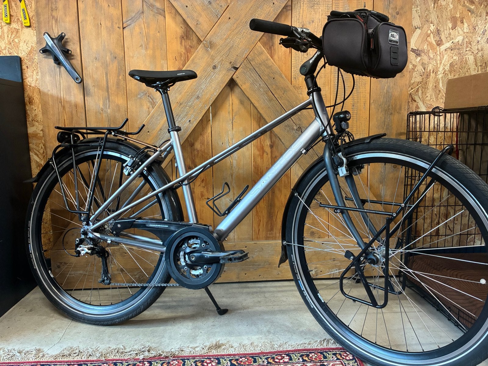 Santos Travelmaster 3+, Overige merken, 28 inch, Gebruikt, Velgrem
