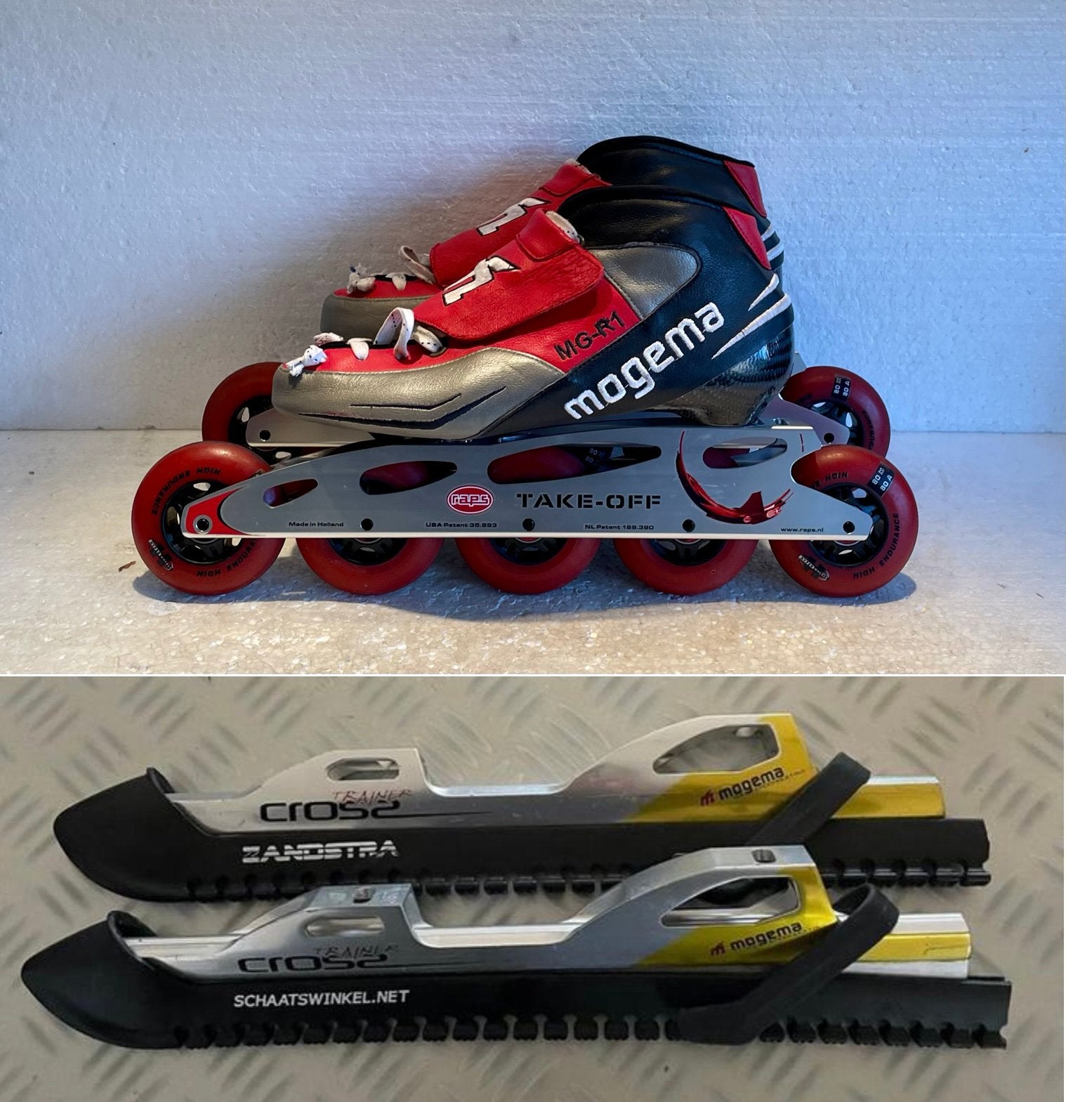Mogema inline skates / skeelers 38 / 39, Overige merken, Verstelbaar, Inline skates 5 wielen, Kinderen