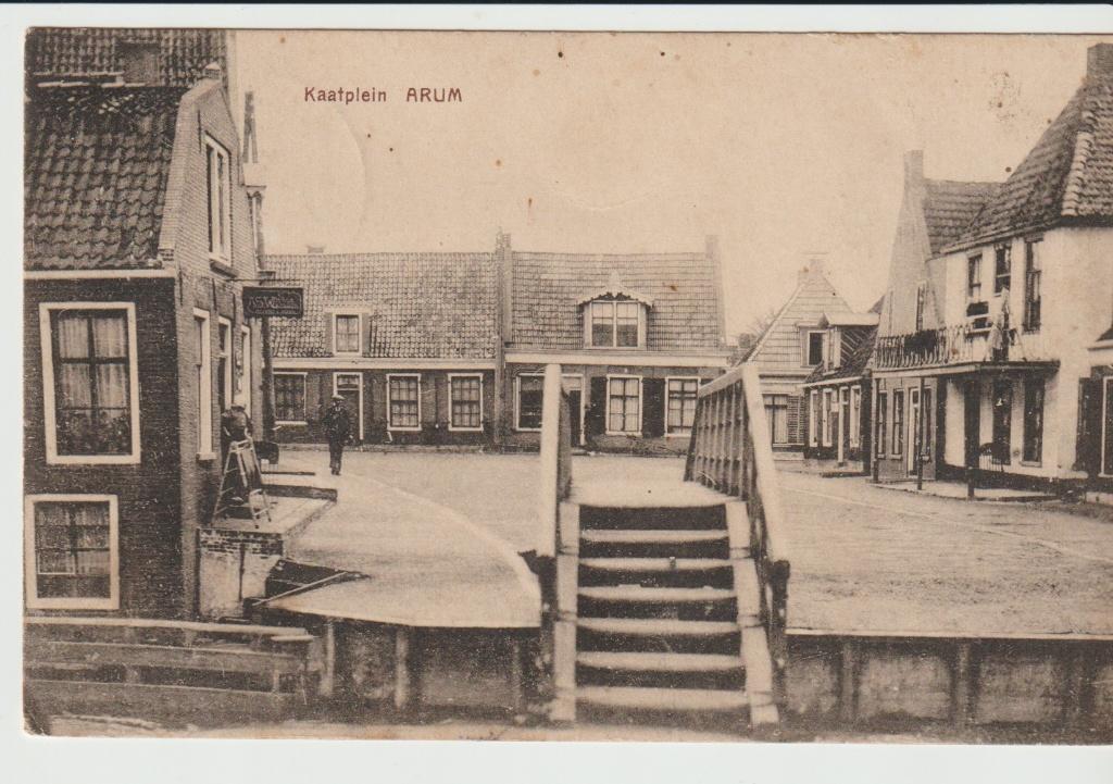 Arum (FR) Kaatplein, Ophalen of Verzenden, Voor 1920, Gelopen, Friesland
