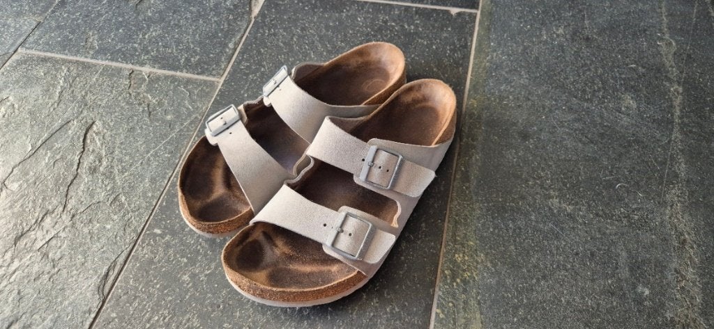 te koop birkenstock sandalen maat 45, Slippers, Overige kleuren, Ophalen of Verzenden, Birkenstock
