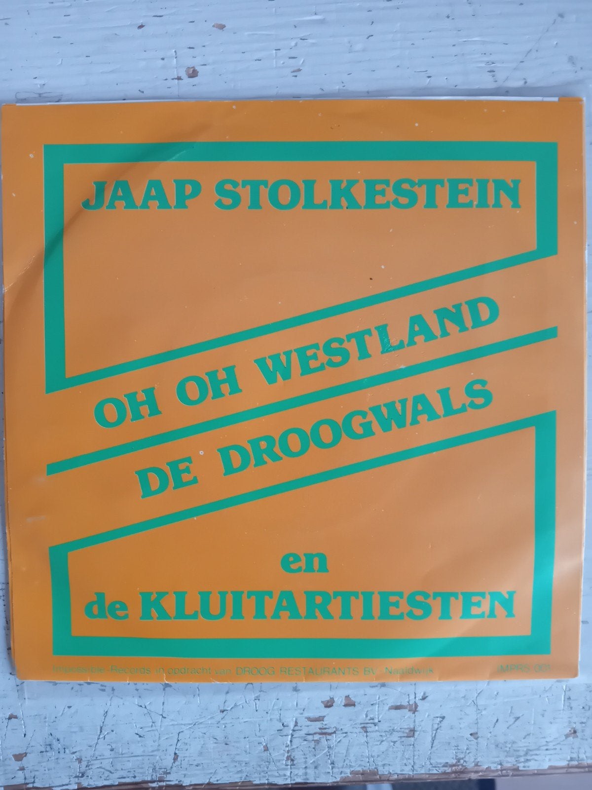 Jaap Stolkestein - Oh Oh Westland / De Droogwals, LP, Gebruikt, 7 inch, Ophalen of Verzenden