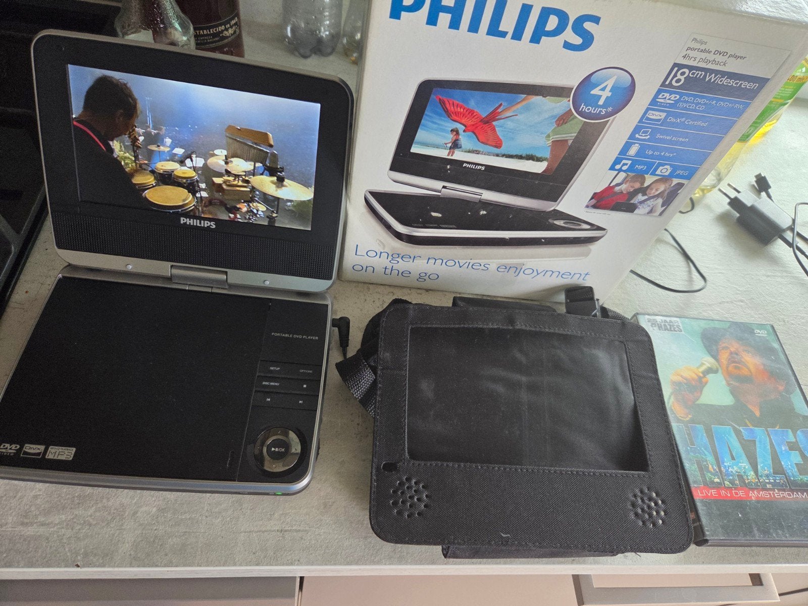 Philips PD7020 draagbare dvd speler, Ophalen of Verzenden, Zo goed als nieuw, Philips