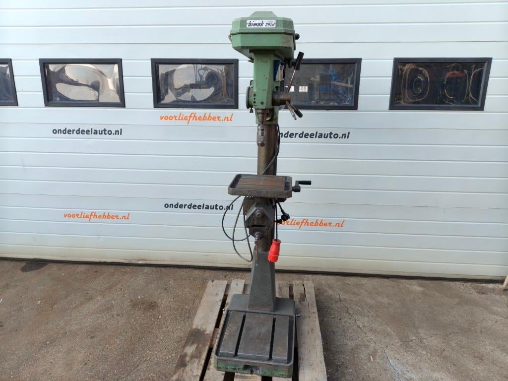 Bimak 25tm kolomboormachine, 380volt, boorkop 16mm, Ophalen, Gebruikt, Bimak