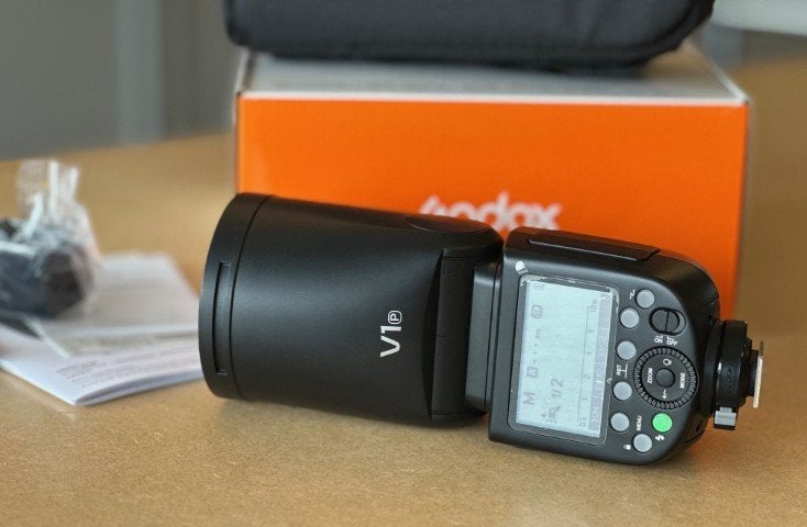 GODOX V1 P Kit (Pentax), TTL, Pentax, Ophalen of Verzenden, Zo goed als nieuw