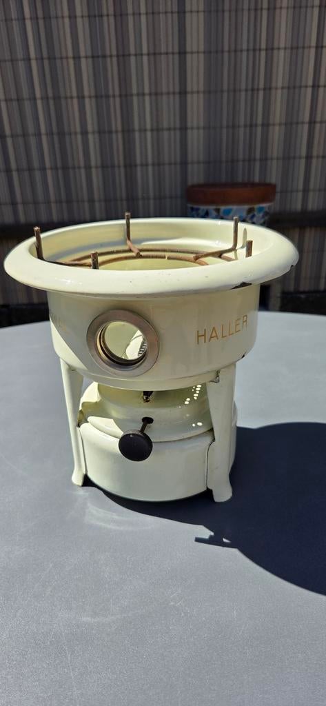 Vintage Petroleumstel Haller - Origineel en Functioneel, Ophalen