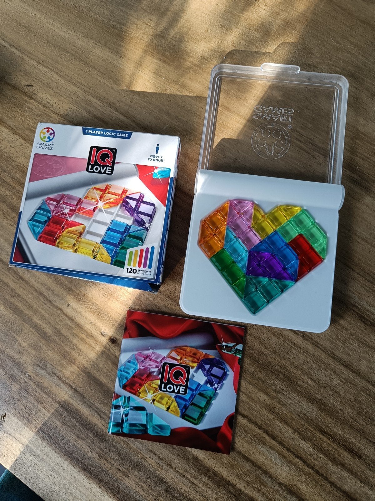 Smart Games IQ Love - Logica Puzzelspel, Ophalen of Verzenden, Zo goed als nieuw, Rubik's of 3D-puzzel