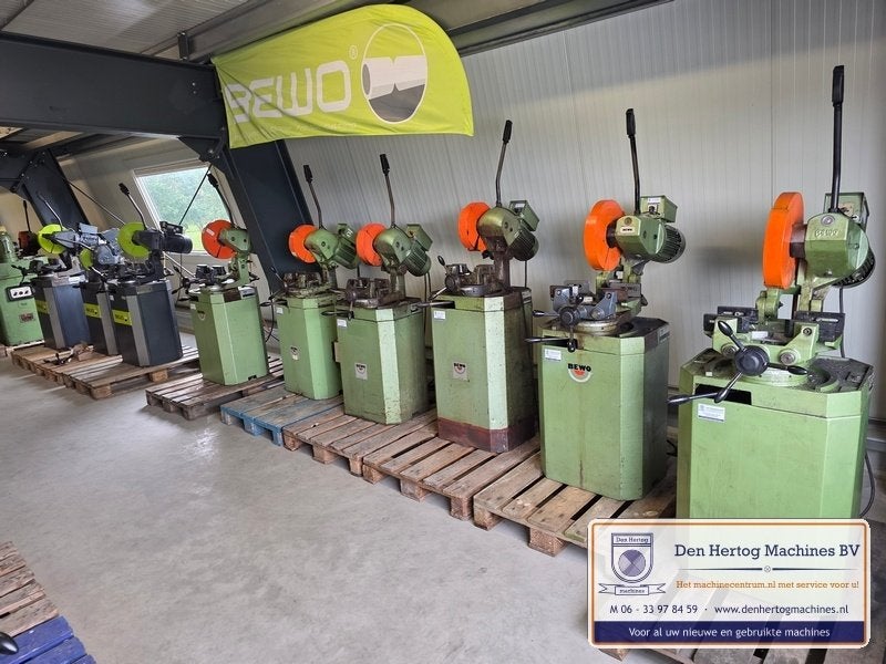 Bewo 315 en 250 uit voorraad afkortzaag cirkelzaagmachine, Ophalen, 70 mm of meer, Zo goed als nieuw, Afkortzaag