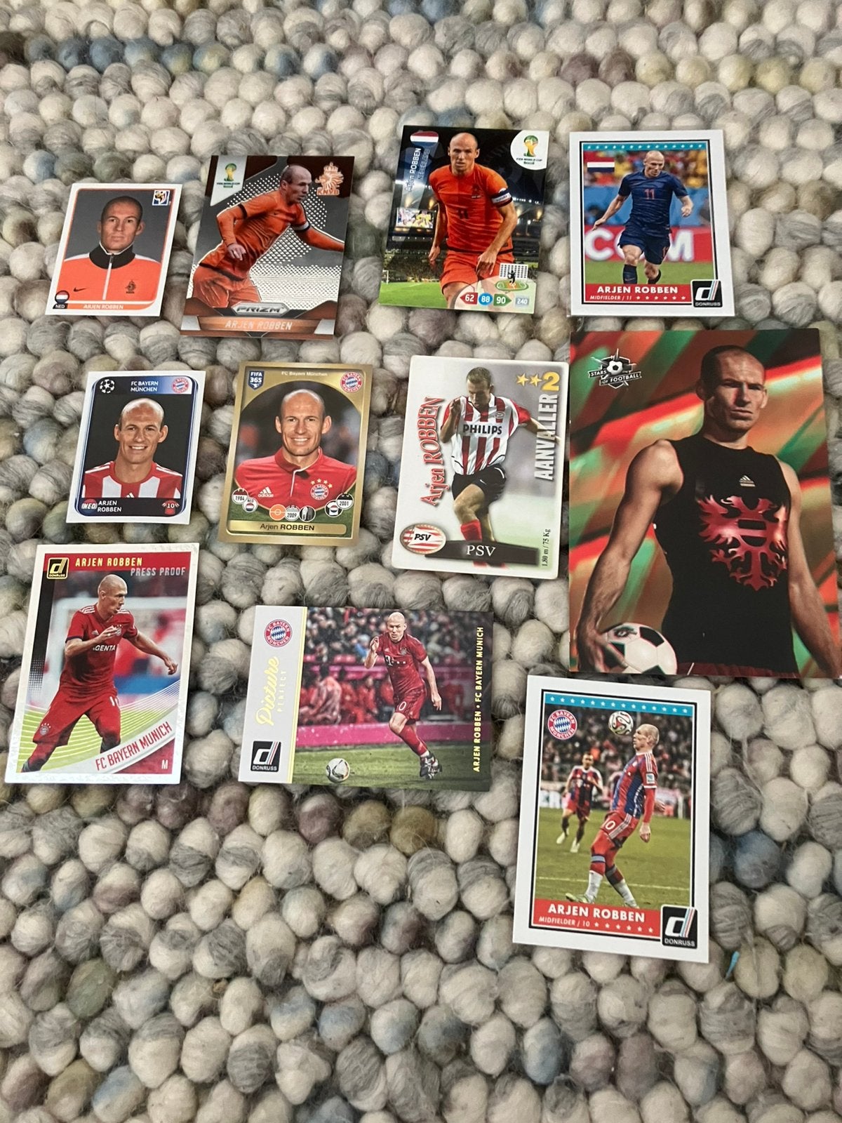 Arjen robben panini psv oranje bayern, Ophalen of Verzenden, Zo goed als nieuw, PSV, Poster, Plaatje of Sticker