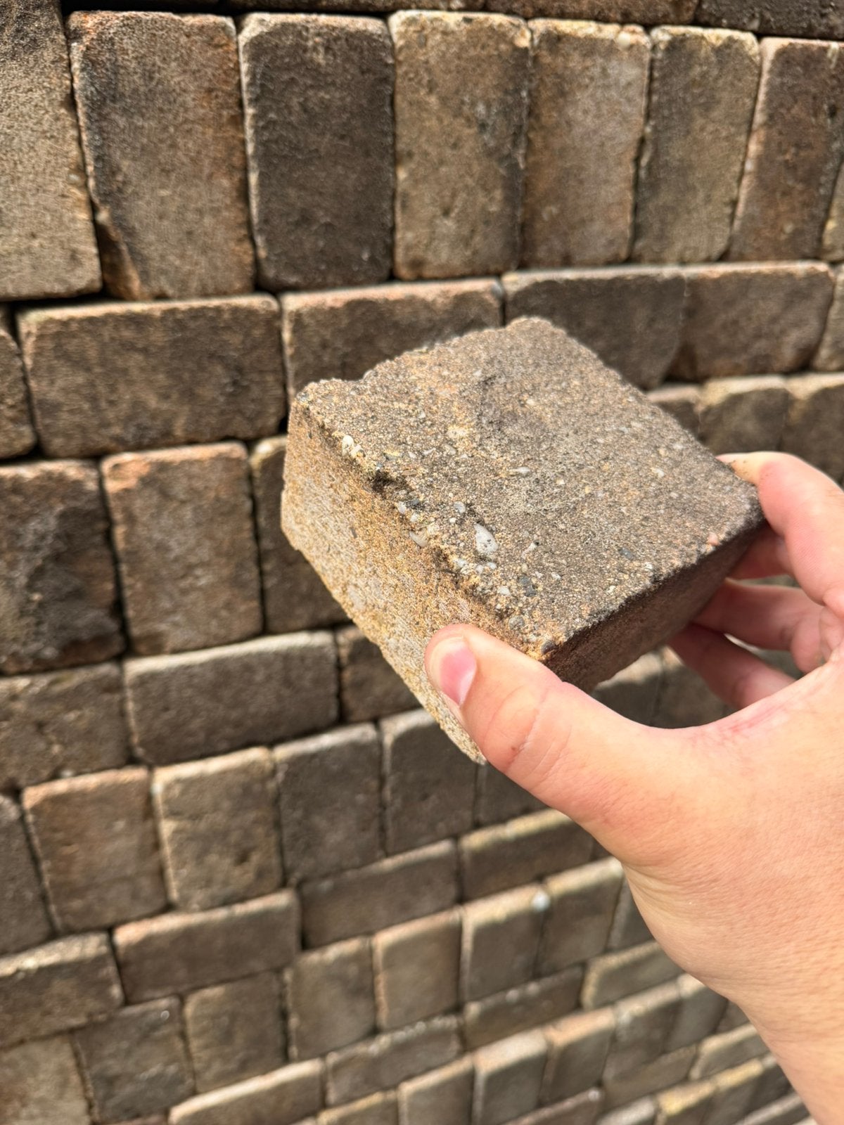 Partij 10x10 betonklinkers | Oud Hollandse uitstraling, Ophalen, Gebruikt, Beton