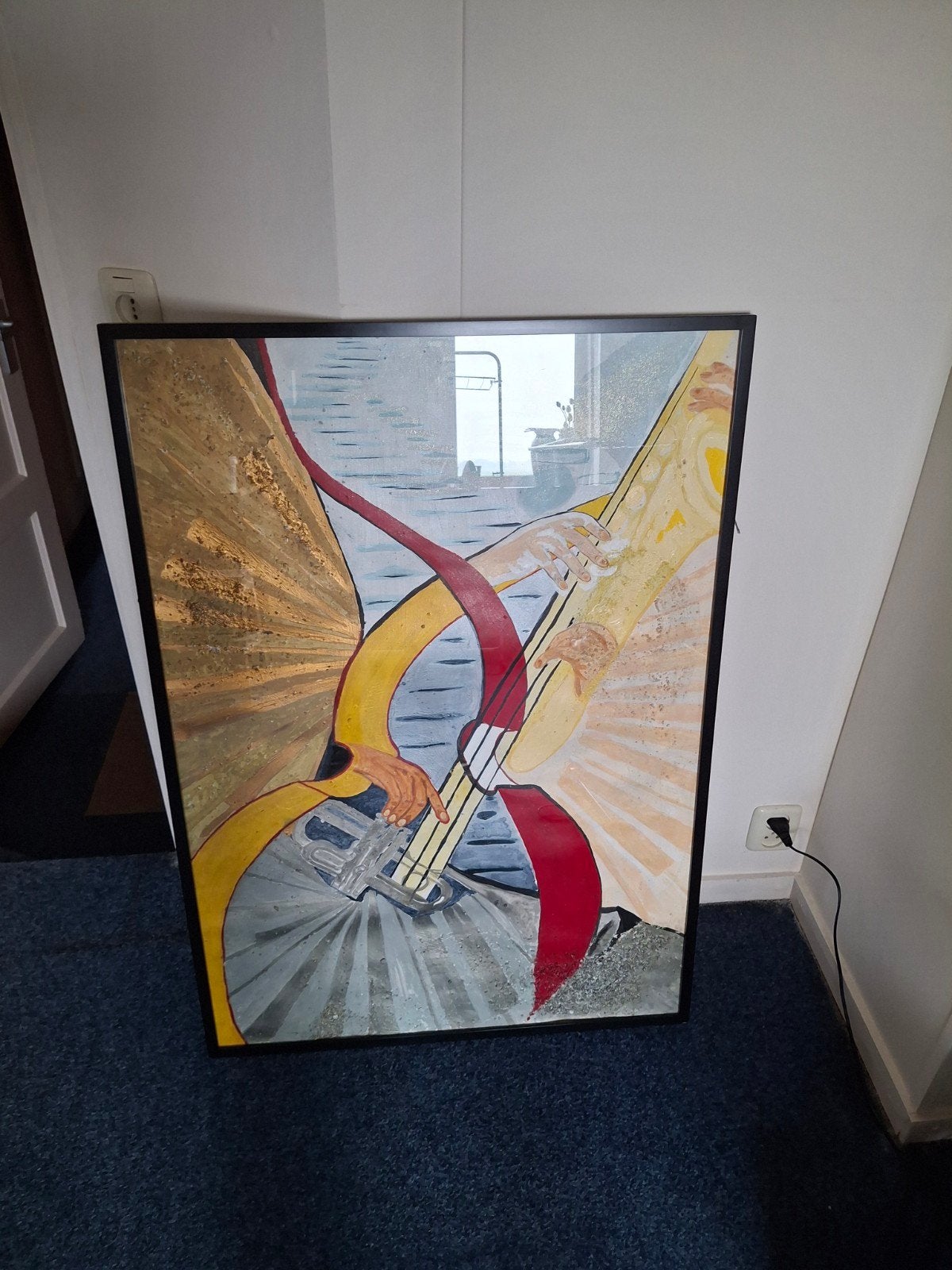 te koop leuk schilderij, Antiek en Kunst, Ophalen