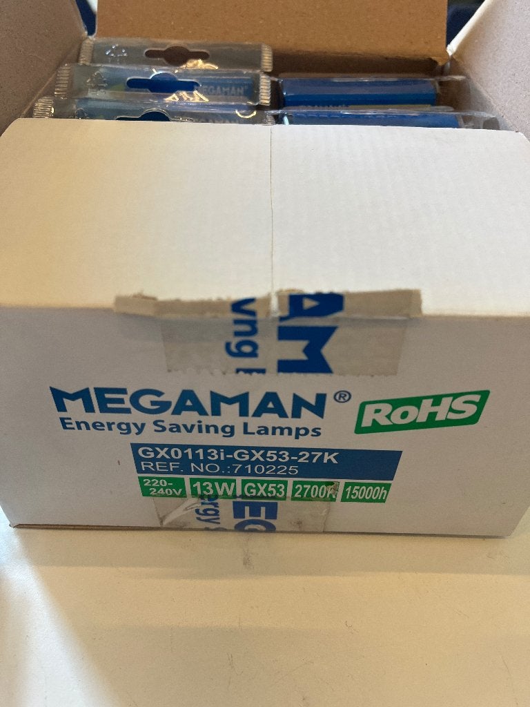 Megaman GX53 spaarlamp, Huis en Inrichting, Lampen | Losse lampen, Ophalen, Nieuw, Overige fittingen, Spaarlamp