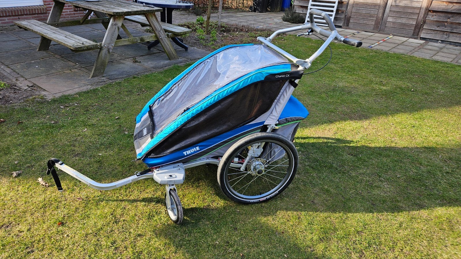 Thule Chariot CX 2, Ophalen, Gebruikt, Vering, Kinderkar