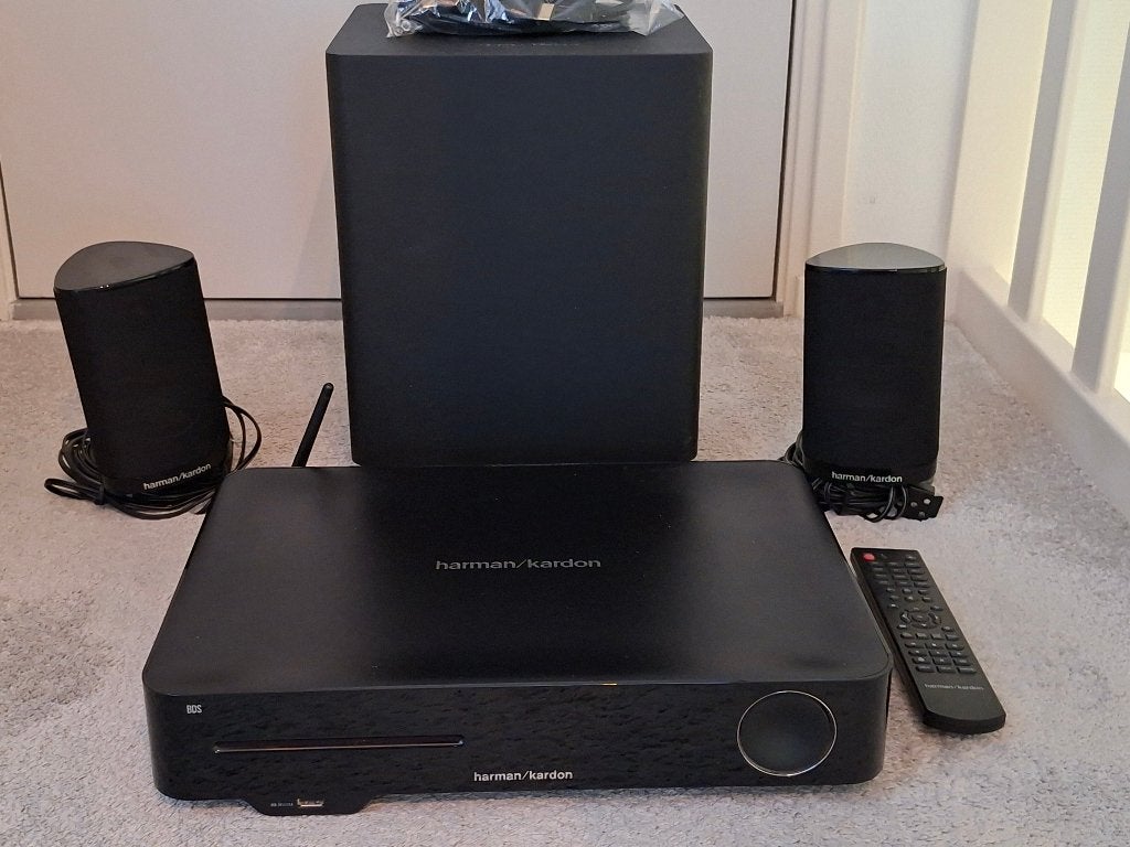 Harman Kardon Home cinema systeem. BDS335/230-B2, Gebruikt, Blu-ray-speler, 70 watt of meer, 5.1-systeem