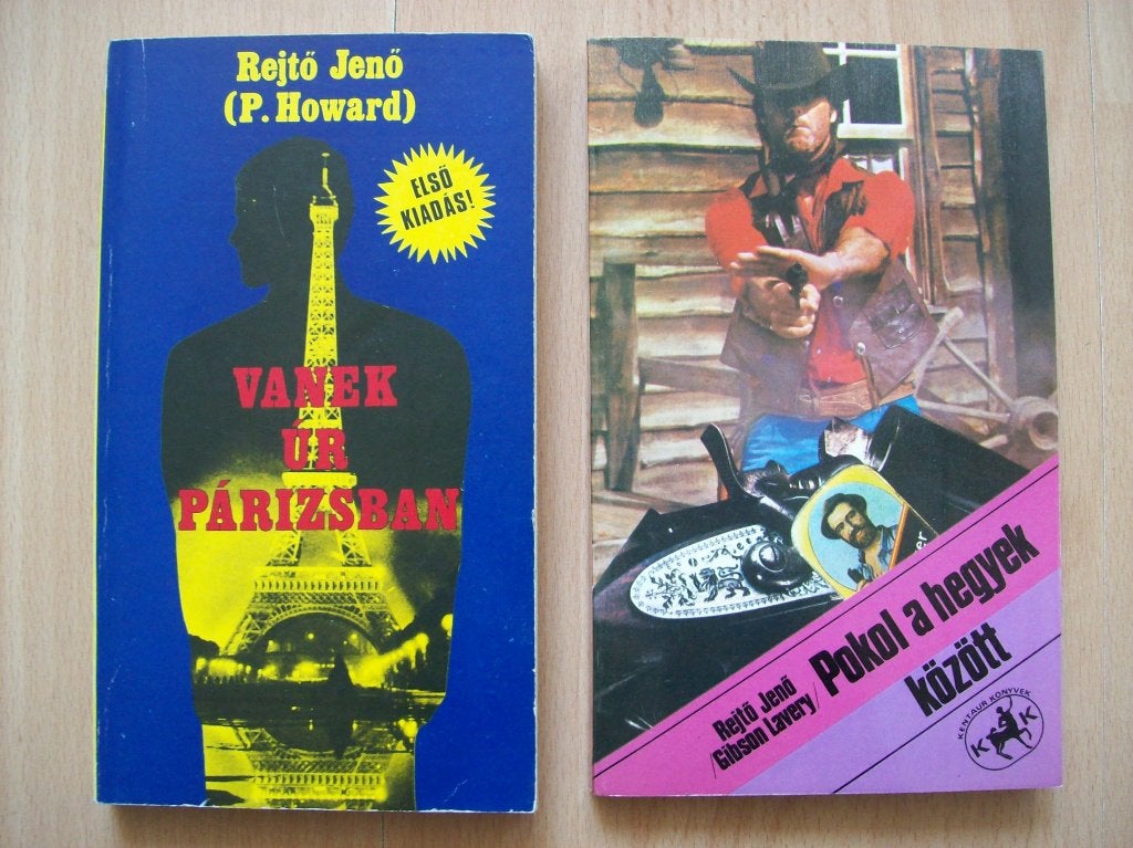 Hongaars boek boeken - Rejtö Jenö - 2 stuks Hongarije magyar, Ophalen of Verzenden, Gelezen, Rejtö Jenö, Hongaars