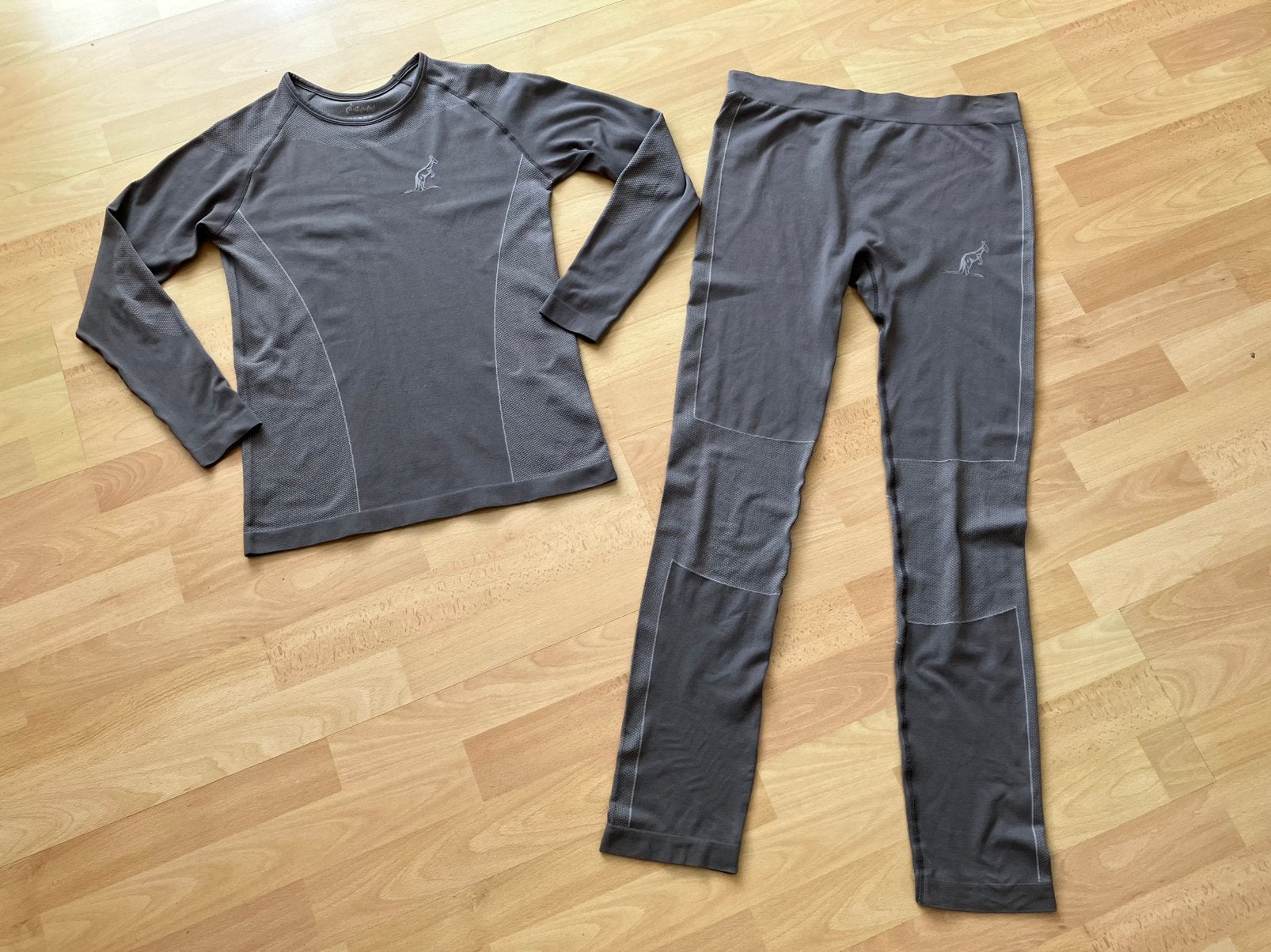 Australian grijs thermo-ondergoed shirt en broek mt S izgs, Maat 38/40 (M), Overige typen, Ophalen of Verzenden, Zo goed als nieuw
