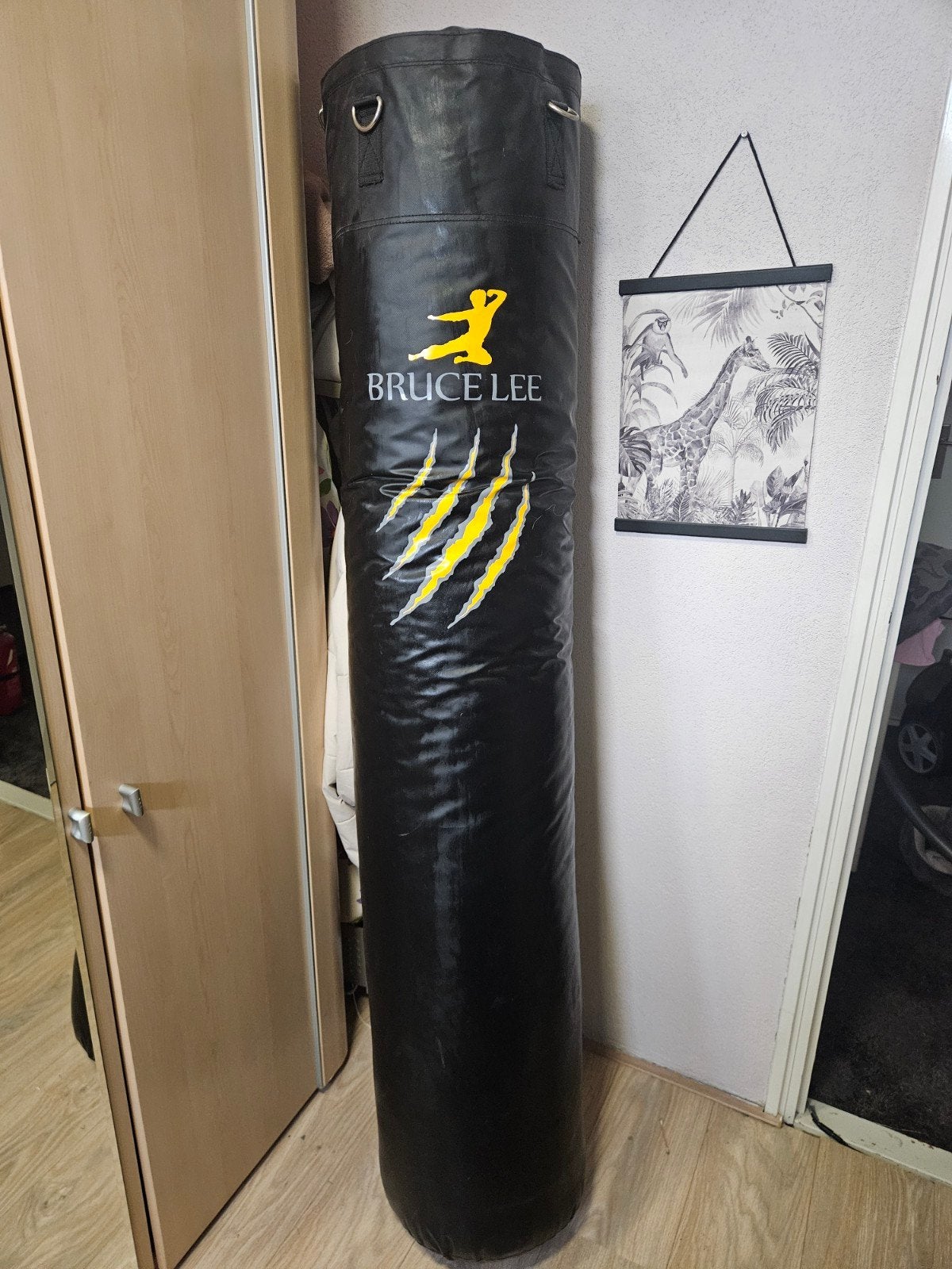 Bruce Lee Bokszak - Zwart, Zo goed als nieuw, Sport en Fitness, Vechtsporten en Zelfverdediging, Ophalen, Zo goed als nieuw, Overige